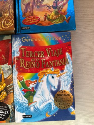 Coleccion 4 libros Geronimo Stilton