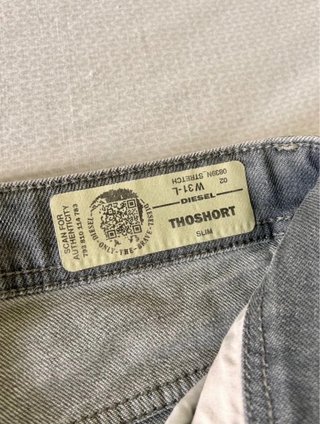 Bermudas Vaqueras Diesel Thoshort Slim W31