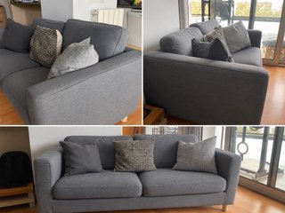 Sofá 2 plazas gris PARUP Ikea