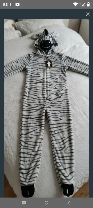 Pijama Enterizo de Cebra