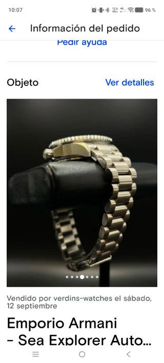 Reloj Emporio Armani Automático Sea Explorer