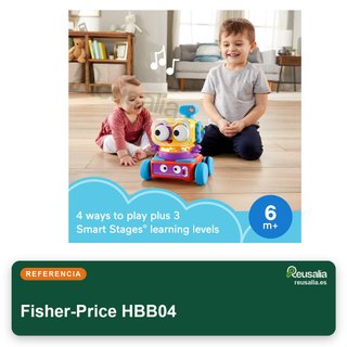 Fisher-Price HBB04 Robot aprendizaje luces sonidos
