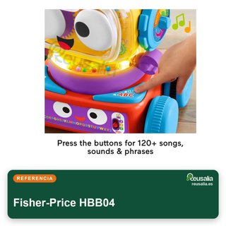 Fisher-Price HBB04 Robot aprendizaje luces sonidos