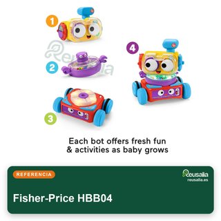 Fisher-Price HBB04 Robot aprendizaje luces sonidos