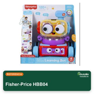 Fisher-Price HBB04 Robot aprendizaje luces sonidos