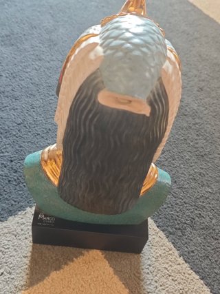 Figura Busto Egipcio Mujer Dorada