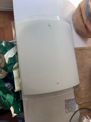Lámpara de techo de cristal