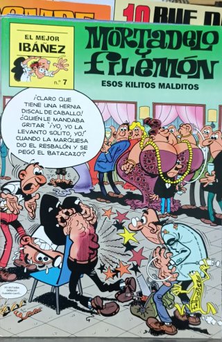 Conjunto de còmics Ibanez, Barios personajes