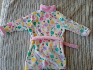 Bata de casa para niña con estampado,