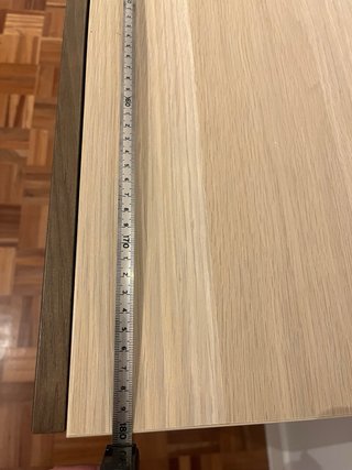 Mueble de TV de madera diseño Chevron