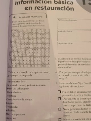 Cuaderno de trabajo Cocina y Restauración