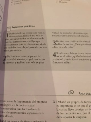 Cuaderno de trabajo Cocina y Restauración