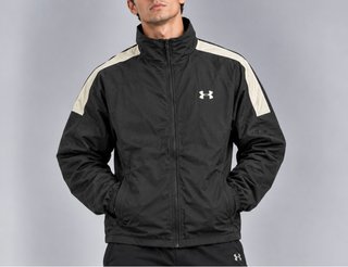 Chaqueta Under Armour Negra y Blanca Vintage