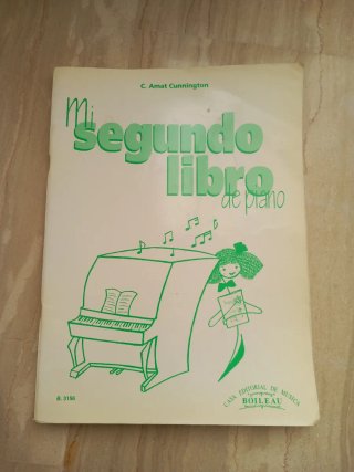 Lote 2 libros piano C. Amat Cunnington