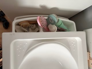Cambiador bebé con bañera