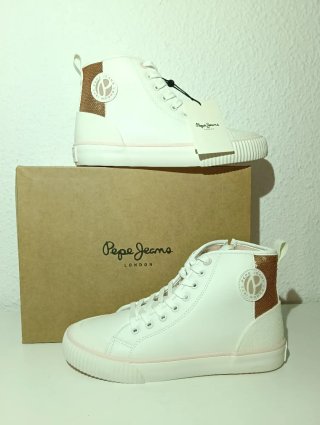 Zapatillas altas Pepe Jeans Blancas