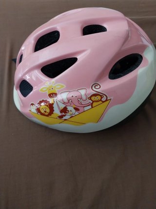 Casco Bicicleta Niña Rosa
