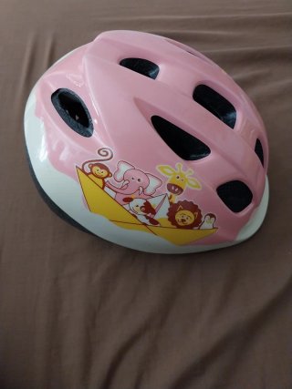 Casco Bicicleta Niña Rosa