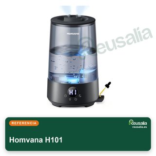 Homvana humidificador ultrasónico 3.6L gris