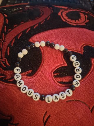 Pulsera My Chemical Romance Famous Last Words