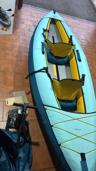 Kayak hinchable 1-2 plazas