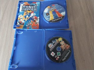 Lote 2 Juegos PS2: Sonic Heroes y Naruto