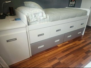 Cama Nido con Zapatero y Cajones