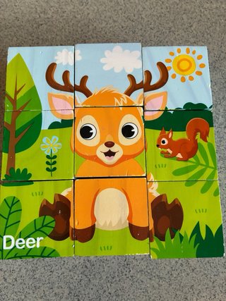 Puzzle de Cubos Animales