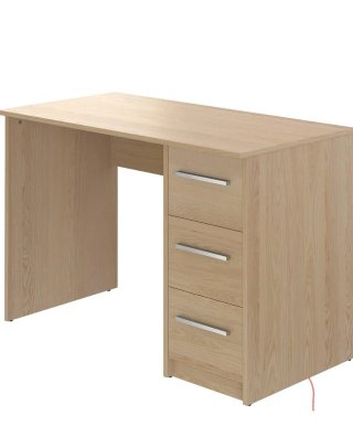Escritorio de Madera con 3 Cajones