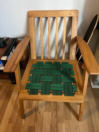 Sillón La Redoute de Madera y Terciopelo