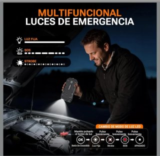 Arrancador de batería 6000A nuevo