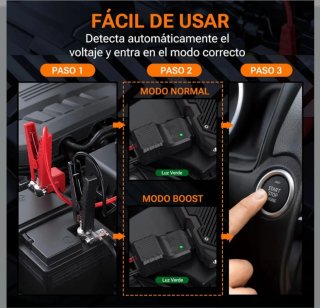 Arrancador de batería 6000A nuevo
