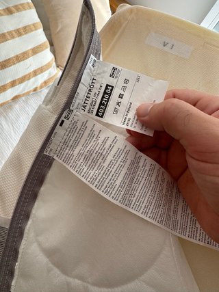 Colchón de cuna IKEA JÄTTETRÖTT 120x60
