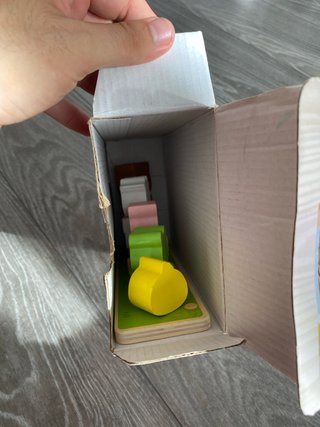 Juego de Animales Apilables de Madera