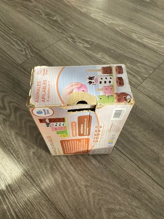 Juego de Animales Apilables de Madera