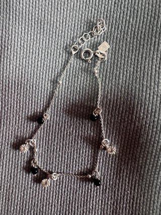 Pulsera de Plata con Abalorios