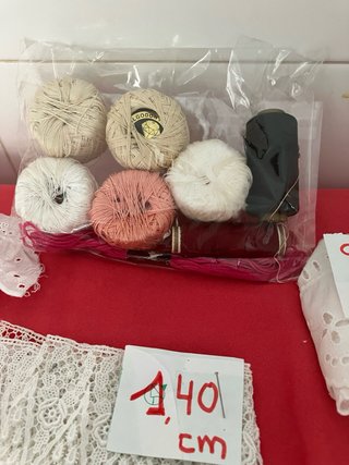 BONITO LOTE VINTAGE.7€ Encajes de algodón.