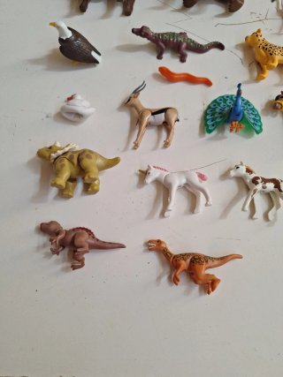 Lote de animales de juguete