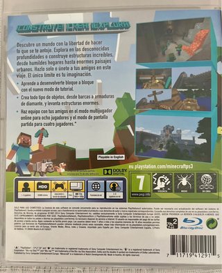 Minecraft. Playstation 3