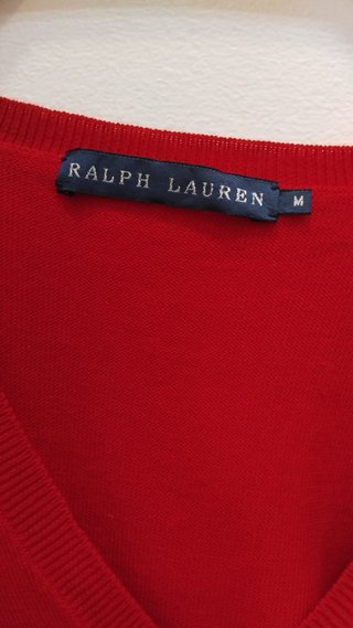 Jersey Ralph Lauren Rojo Mujer