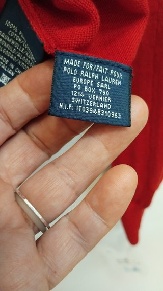 Jersey Ralph Lauren Rojo Mujer