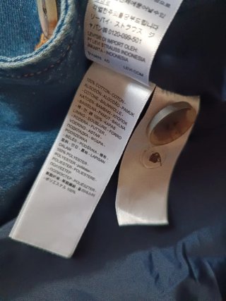 Abrigo Levi's Denim Largo