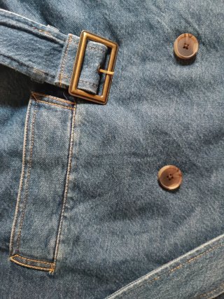 Abrigo Levi's Denim Largo