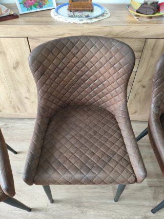 Pack de 4 Sillas de Comedor Marrones