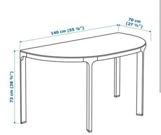 Mesa de estudio IKEA Bekant