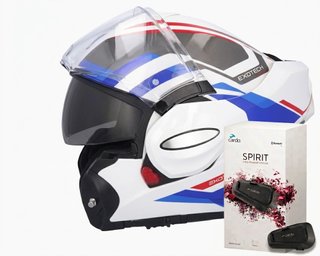 Casco Scorpion Exo Tech FURIO + Cardo Spirit