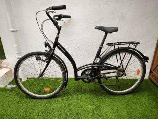 Bicicleta BTWIN Elops 300 Negra