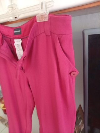 Pantalón Armani Rojo Mujer Talla L