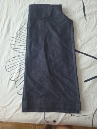 Mono azul estilo denim. Talla 18 grande. Talla m.