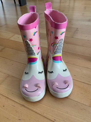 Botas de agua de unicornio Talla 25-26